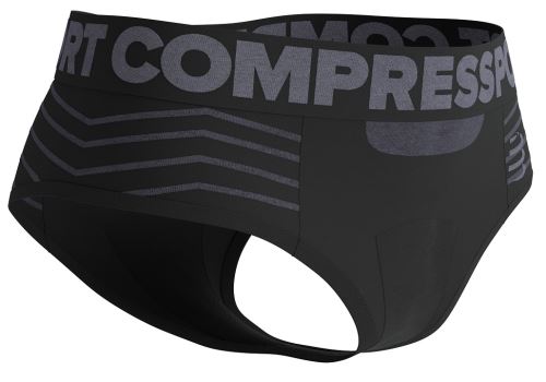SEAMLESS BOXER W BLACK/GREY