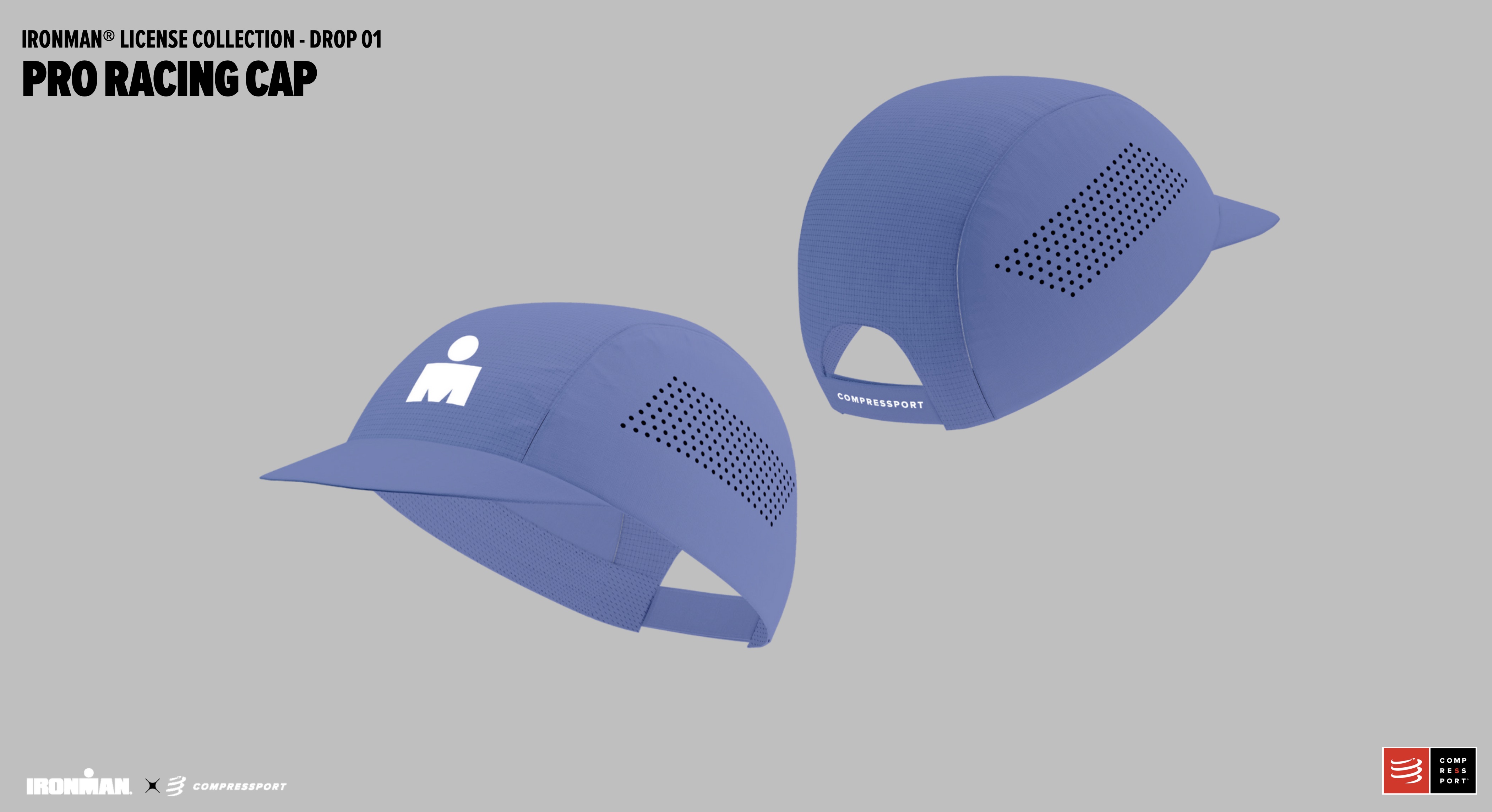 COMP Pro racing cap modrá